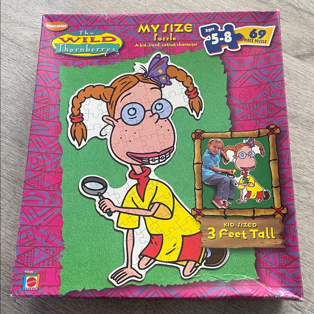 1999 Wild Thornberrys 3ft Puzzle Nickelodeon